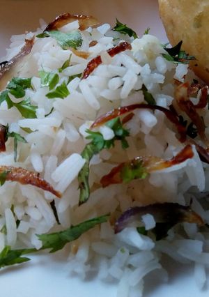 A picture of Mint Rice#creativerice.