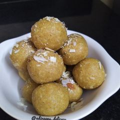 A picture of Ural daal laddoo.