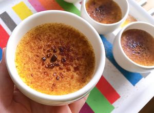 Hình của món 💚 Bánh Pháp - Crème Brûlée (Kem Nướng Cháy) Món Tráng Miệng Chuẩn Pháp Dễ Làm Nhất.