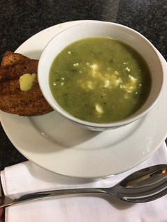 A picture of Spring Onion Soup.