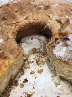 Una foto de Torta de manzanas sin manteca