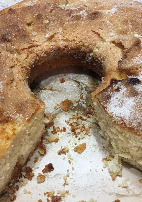 Una foto de Torta de manzanas sin manteca