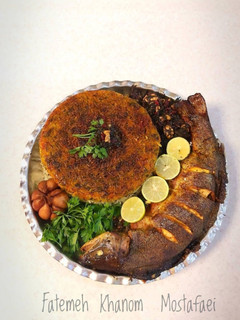 عکسی از دستور ماهی شکم پر