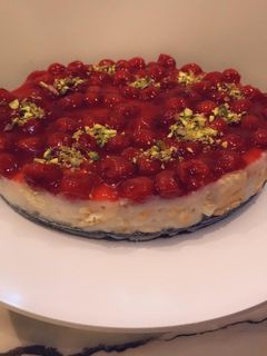 صورة لوصفة كعكة الكرز بالبسكويت 🍒🍒🍒👍😋