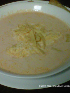 A picture of Chicken Enchilada Soup (Copycat).