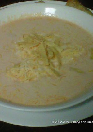 A picture of Chicken Enchilada Soup (Copycat).
