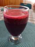 Jugo de betarraga, zanahoria, naranja y miel