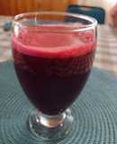 Jugo de betarraga, zanahoria, naranja y miel