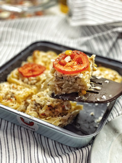 Фото Гнезда в сливках с курицей.