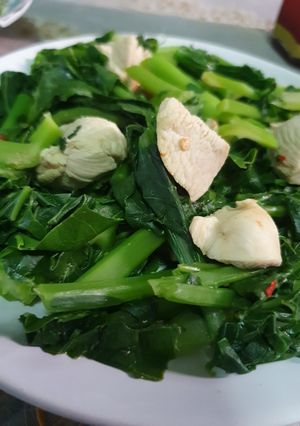 รูปของ คะน้าพริกแกงไก่
