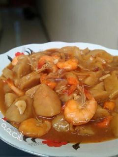 Foto resep Udang pentol pedas Manis