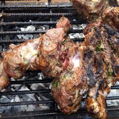 A picture of Nyama choma(BARBECUE).