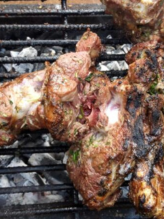 A picture of Nyama choma(BARBECUE).