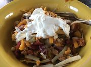 A picture of chili ground chicken