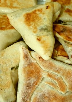 A picture of Spinach Fatayer.