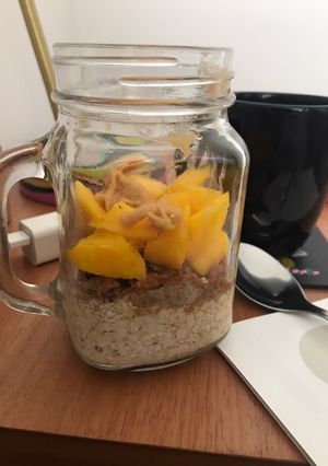 Una foto de Avena con mango