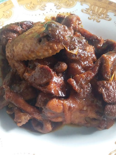 Foto resep Sayap ayam + rempelo ati ungkep kecap (bumbu bacem) simple (gak pake minyak