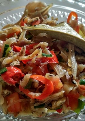Foto resep Tumis ikan teri pedas
