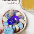Serabi Mini Kuah Kinca - Dengan Pewarna Alami Bunga Telang