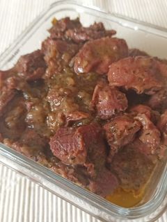Una foto de Mollejas de pollo estofadas