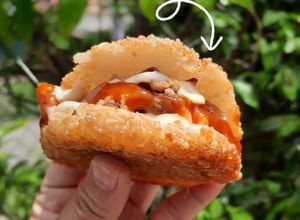 Hình của món Xôi chiên.