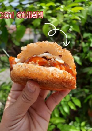 Hình của món Xôi chiên.