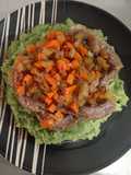 Ossobuco con puré de papa