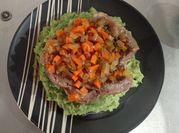 Una foto de guarnicion de verduras