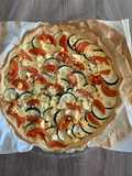 Zucchini, Tomato, and Feta Tart