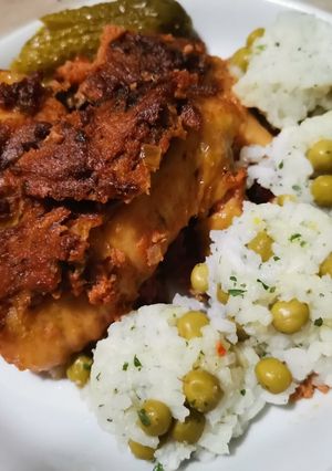 Sült csirkeszárny májas bunda alatt.  (Igazából nincs is neve...) Rizibizivel recept fotója