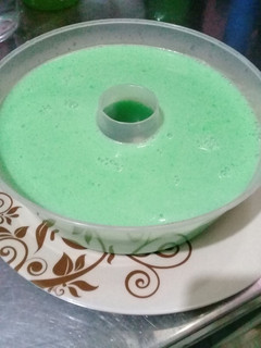Foto resep Puding nutrijel susu pandan