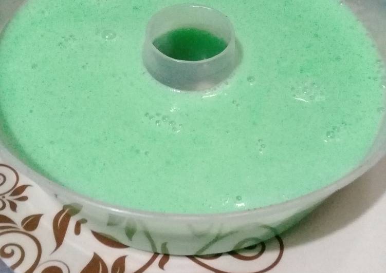 Puding nutrijel susu pandan
