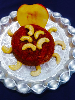 A picture of Apple Halwa.