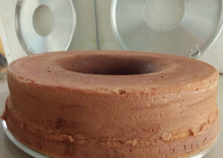 Resep Marmer Cake with minyak sayur (memanggang dengan baking pan) Anti Gagal