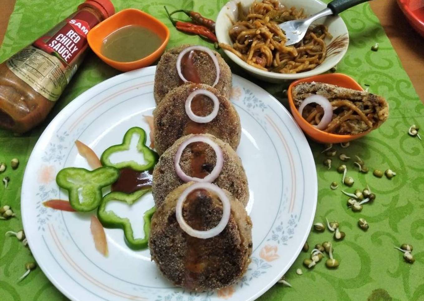 Sprouted Chinese kebabs