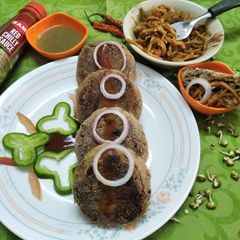 A picture of Sprouted Chinese kebabs.