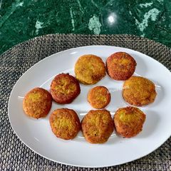 A picture of Pumpkin Flower Chops.