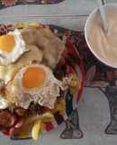 Chorrillana con mayo casera
