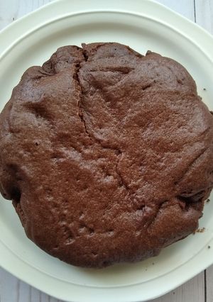 A picture of Steamed Dark Chocolate Cake.