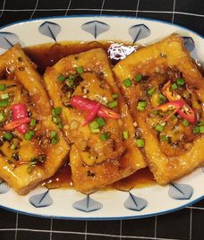 đậu phụ kho chay