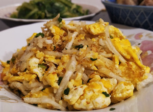 白蘿蔔絲炒蛋 的食譜成品照片