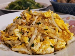 白蘿蔔絲炒蛋