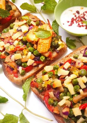 A picture of Vegan Bruschetta.