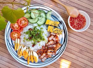 Hình của món Cơm Tấm Thịt Khìa Long Xuyên.