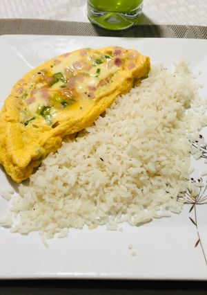 Una foto de Omelette al microondas
