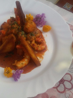 Una foto de Rape al pan frito