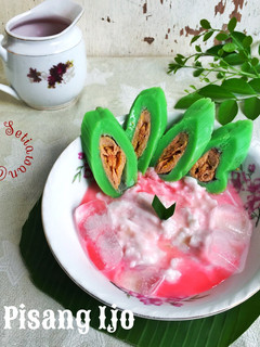 Foto resep Es Pisang Ijo