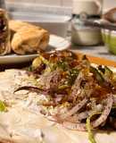 Shawarma chuck roast wrap