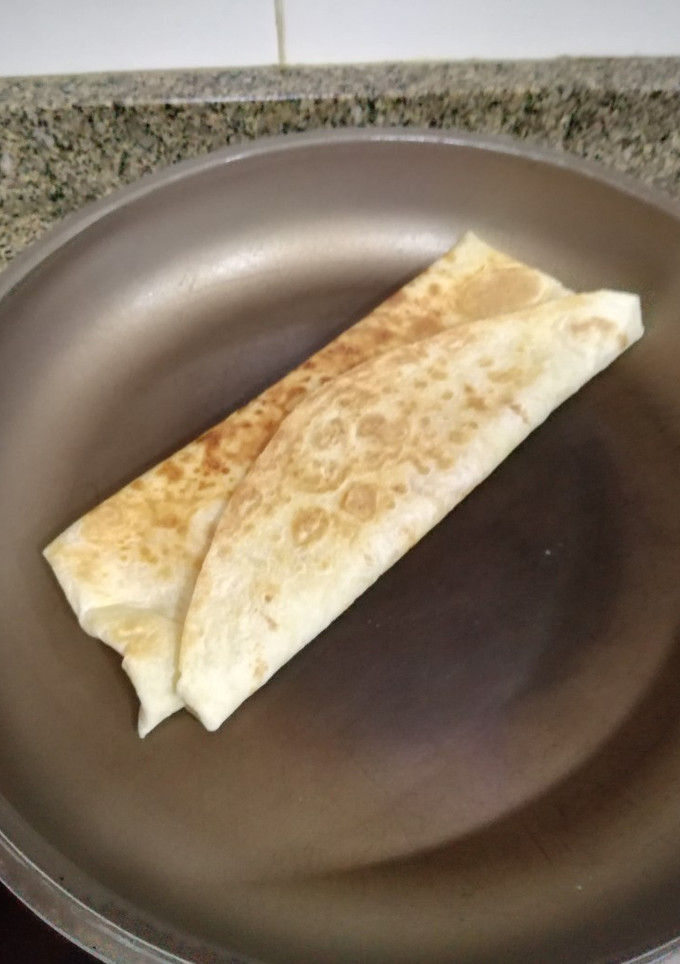 Una foto de Wrap cuatro quesos