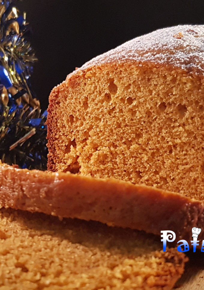 Una foto de Bizcocho de turrón en panificadora